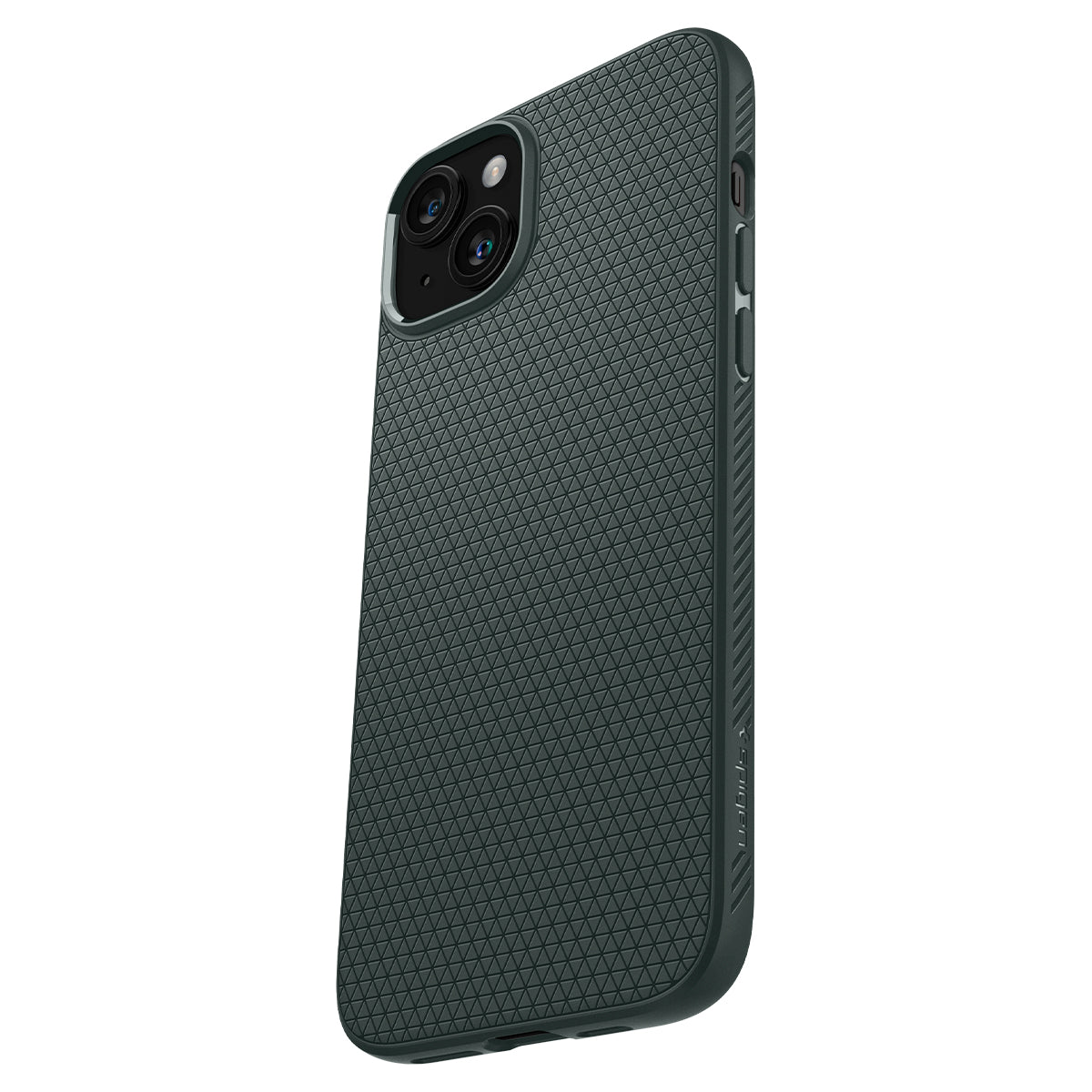Schutzhülle Spigen Liquid Air für Apple iPhone 15, Dunkelgrün