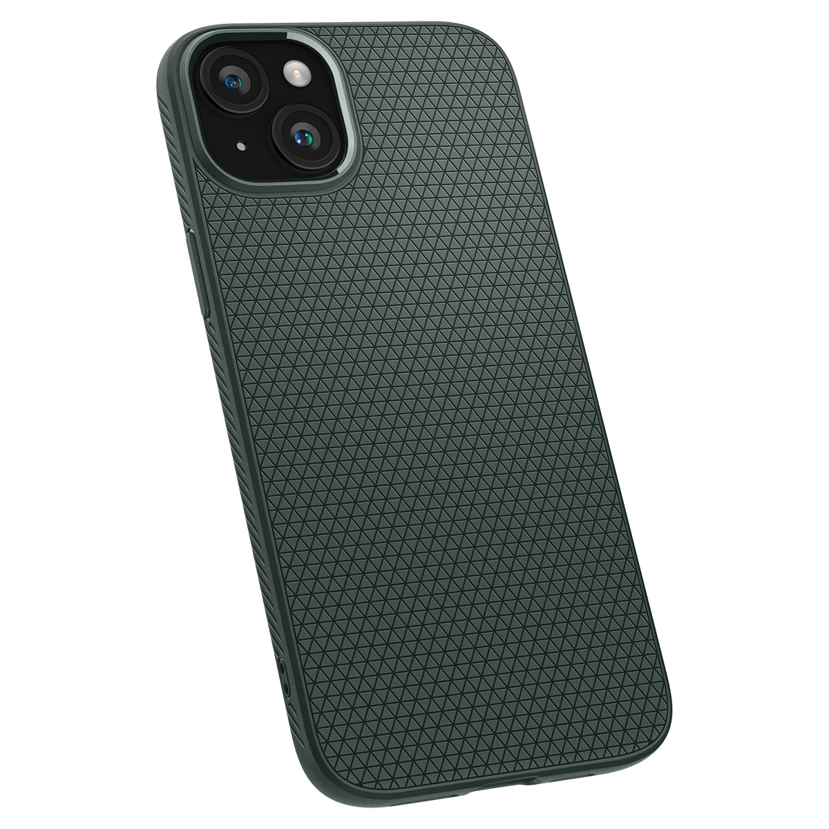 Schutzhülle Spigen Liquid Air für Apple iPhone 15, Dunkelgrün