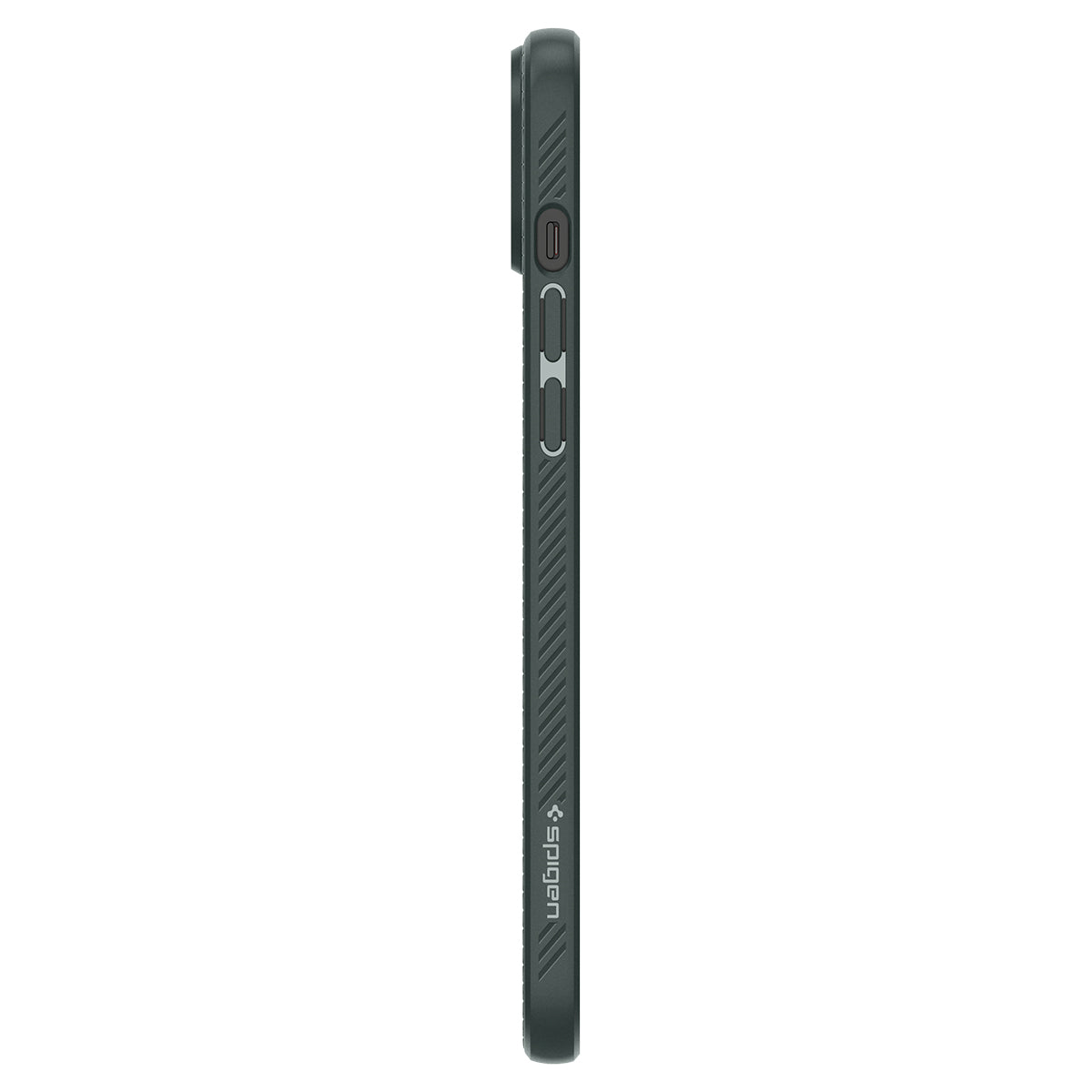 Schutzhülle Spigen Liquid Air für Apple iPhone 15, Dunkelgrün