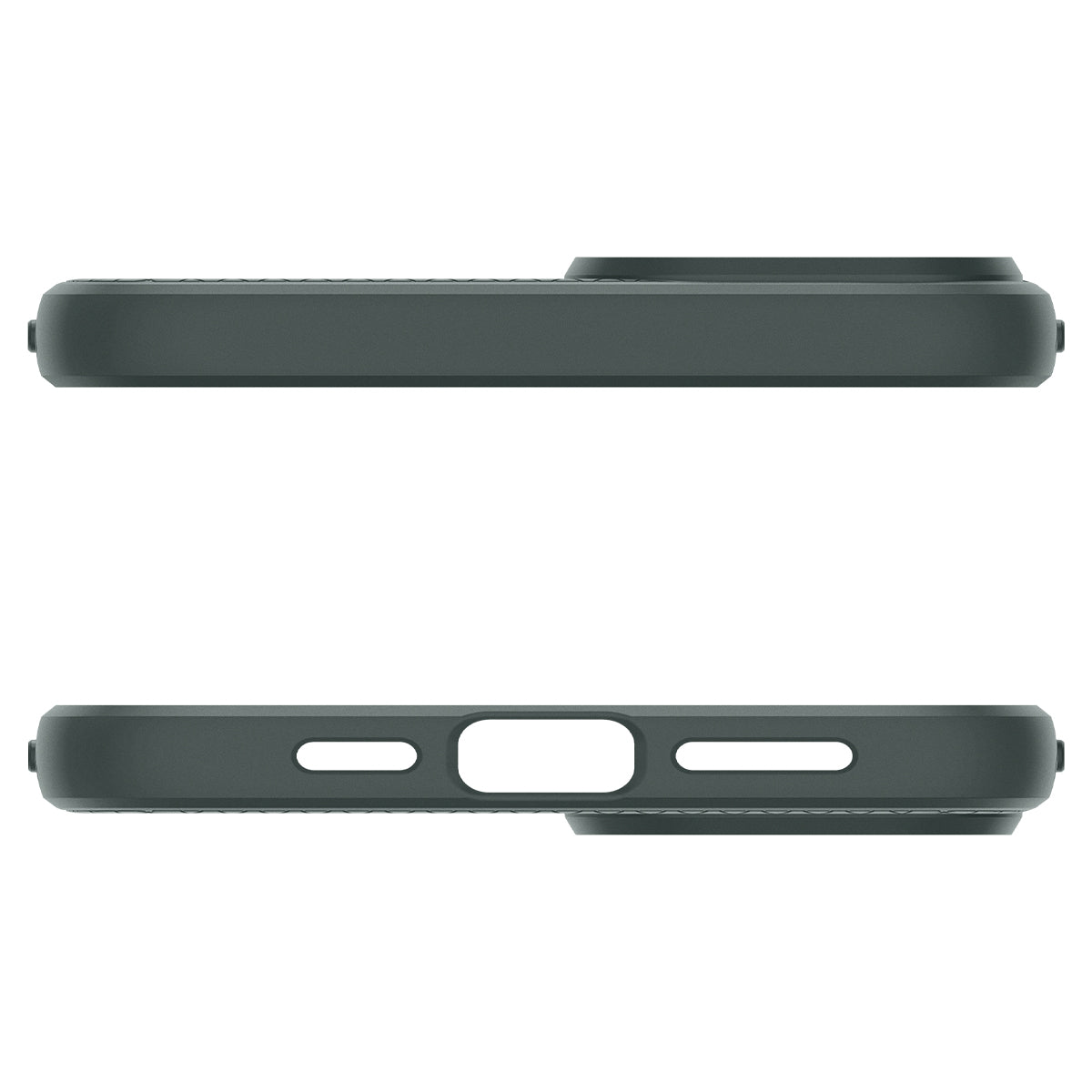 Schutzhülle Spigen Liquid Air für Apple iPhone 15, Dunkelgrün