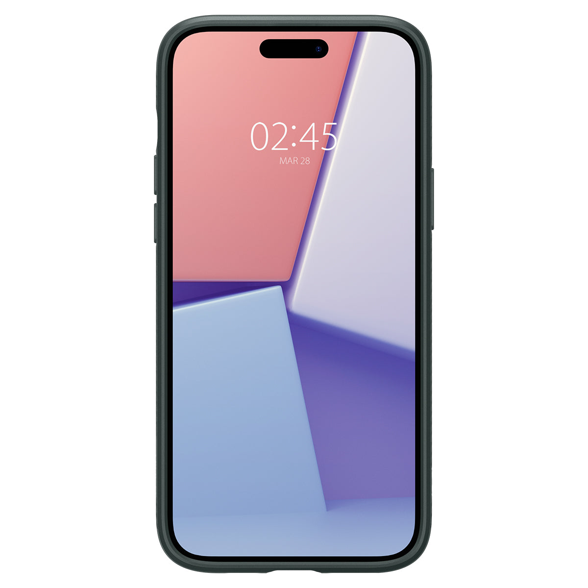 Schutzhülle Spigen Liquid Air für Apple iPhone 15, Dunkelgrün
