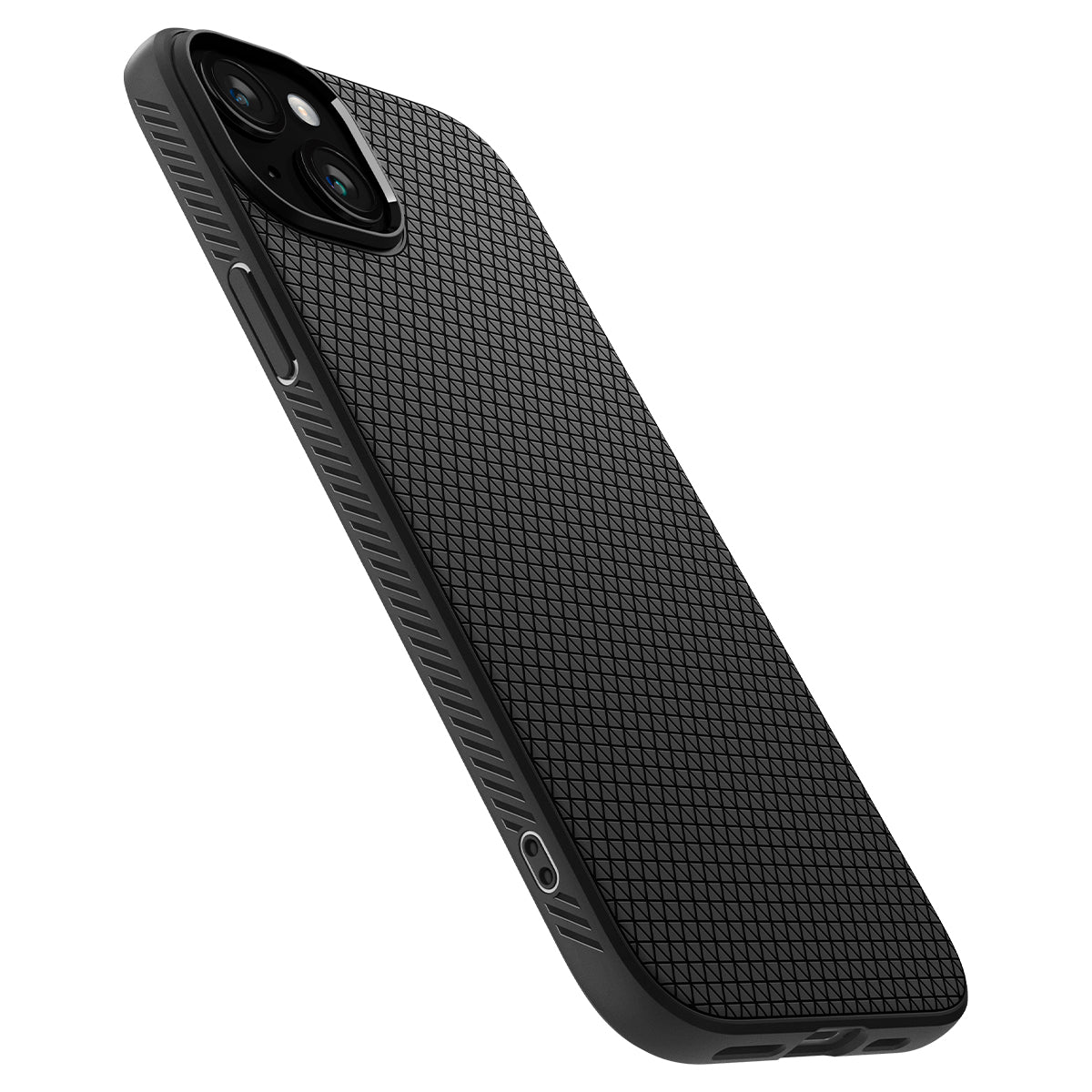 Schutzhülle Spigen Liquid Air für Apple iPhone 15, Schwarz