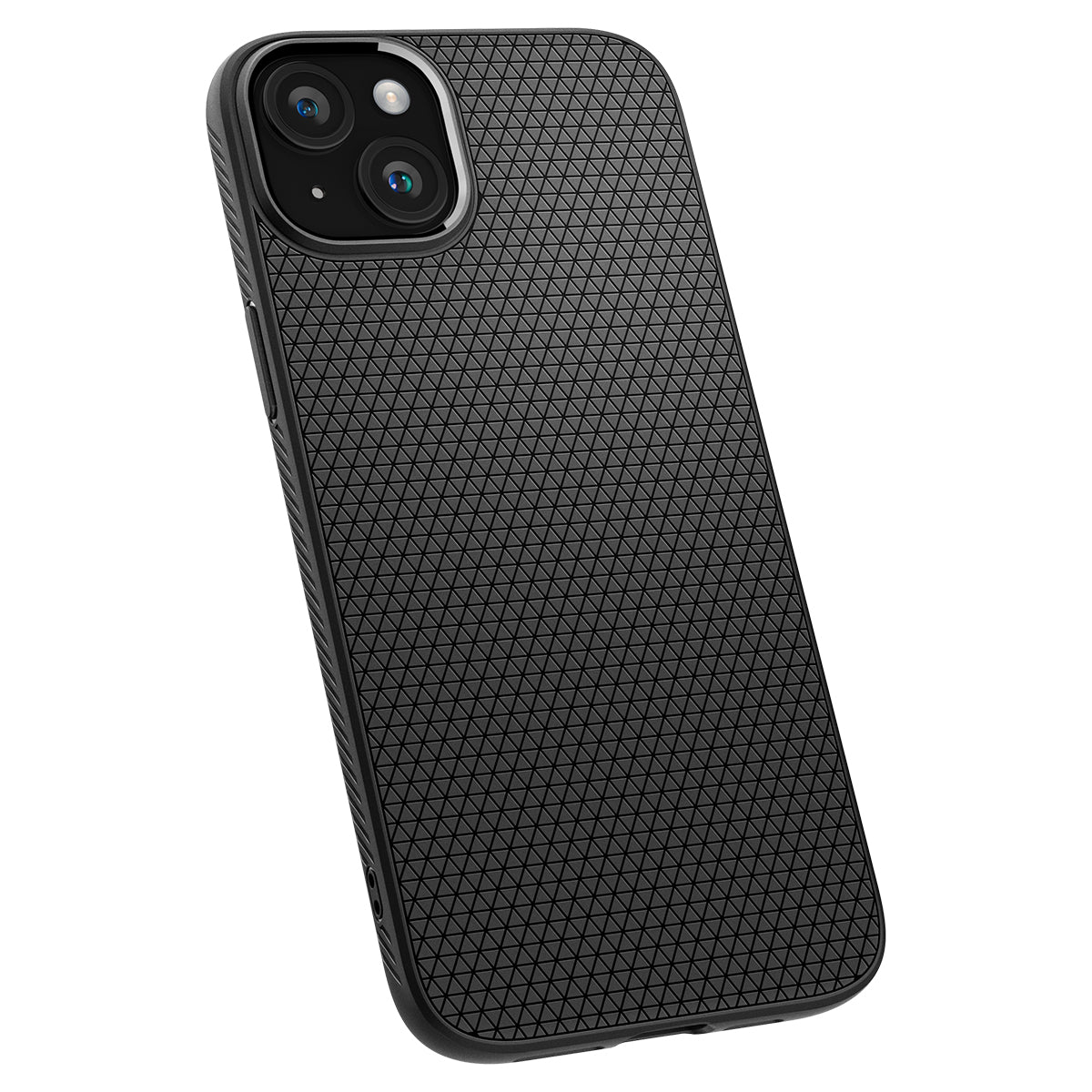 Schutzhülle Spigen Liquid Air für Apple iPhone 15, Schwarz