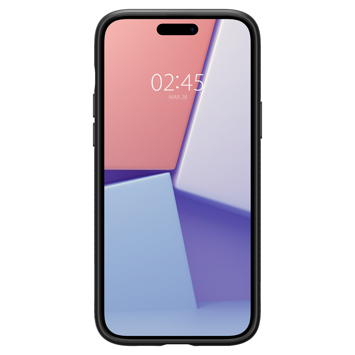 Schutzhülle Spigen Liquid Air für Apple iPhone 15, Schwarz