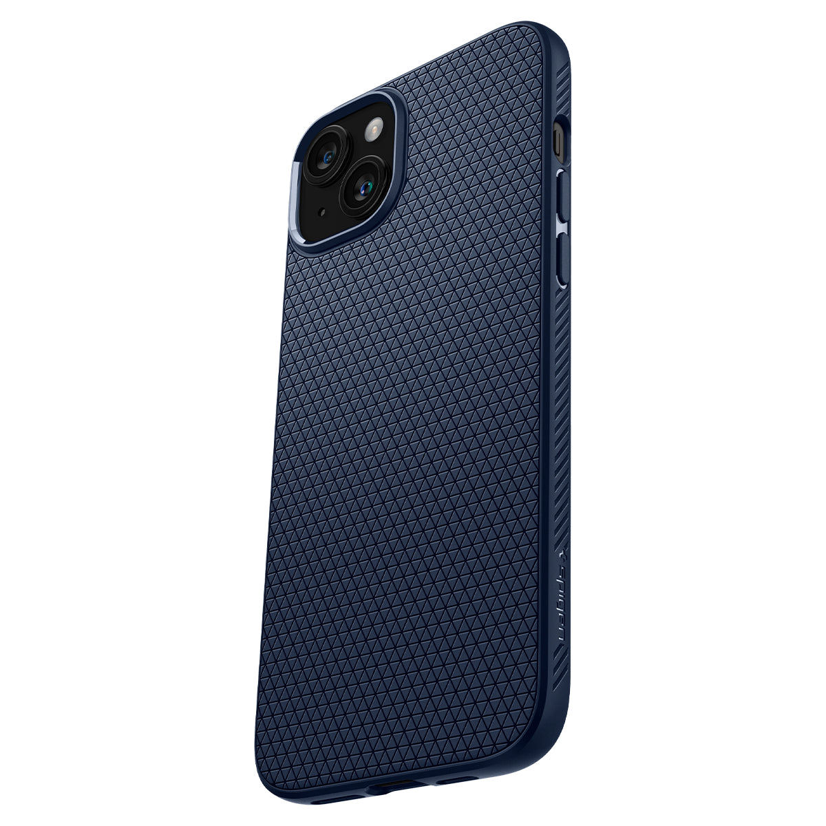 Schutzhülle Spigen Liquid Air für Apple iPhone 15, Dunkelblau
