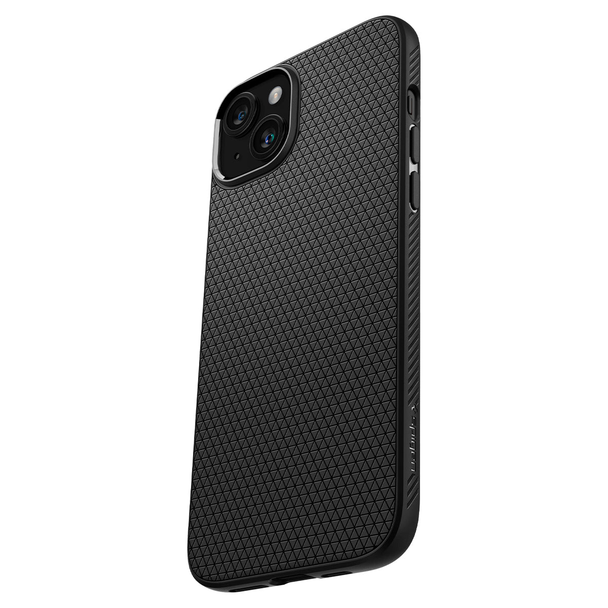 Schutzhülle Spigen Liquid Air für Apple iPhone 15 Plus, Schwarz