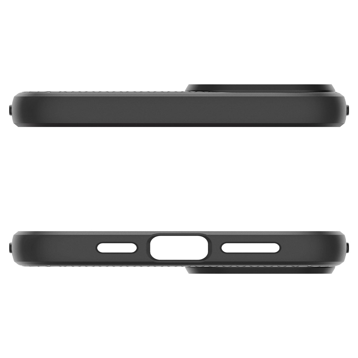 Schutzhülle Spigen Liquid Air für Apple iPhone 15 Plus, Schwarz