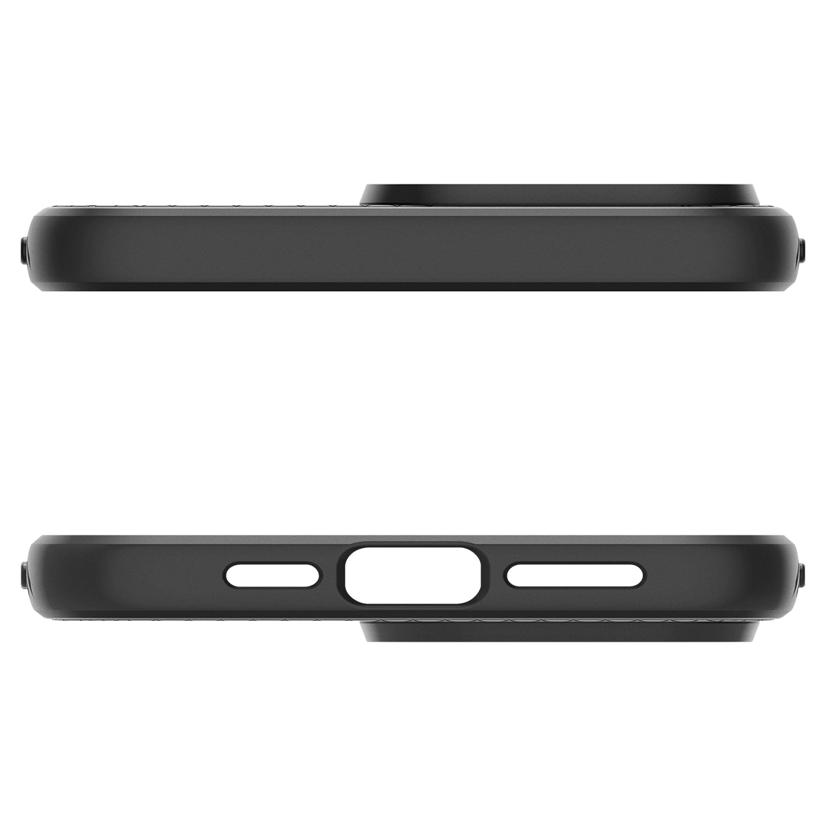 Schutzhülle Spigen Liquid Air für Apple iPhone 15 Pro Max, Schwarz