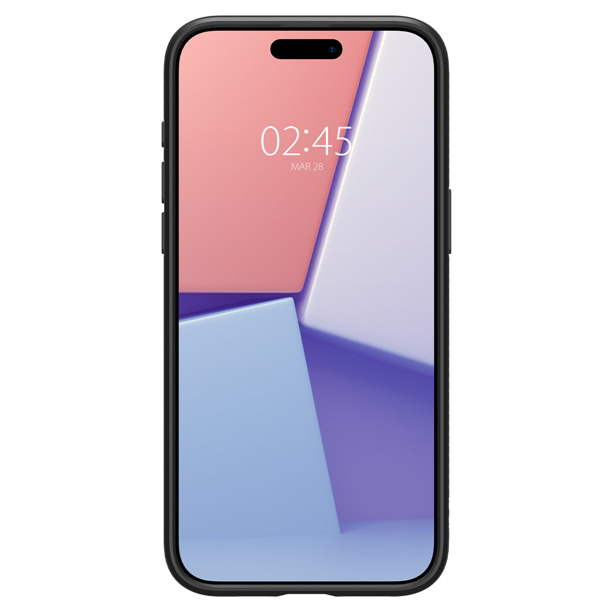 Schutzhülle Spigen Liquid Air für Apple iPhone 15 Pro Max, Schwarz