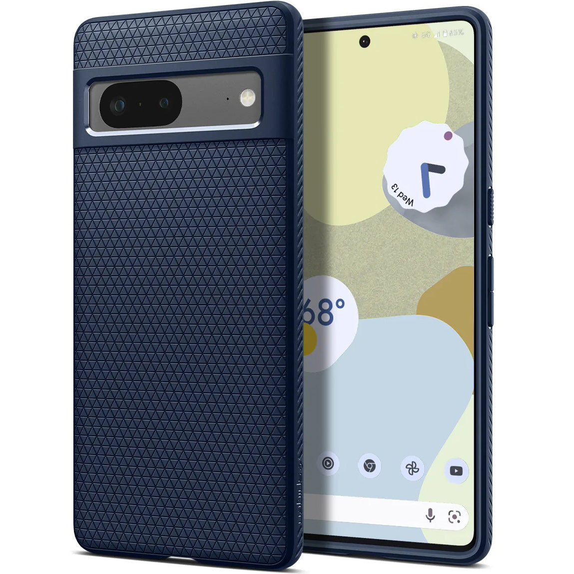 Schutzhülle Spigen Liquid Air für Pixel 7, Dunkelblau