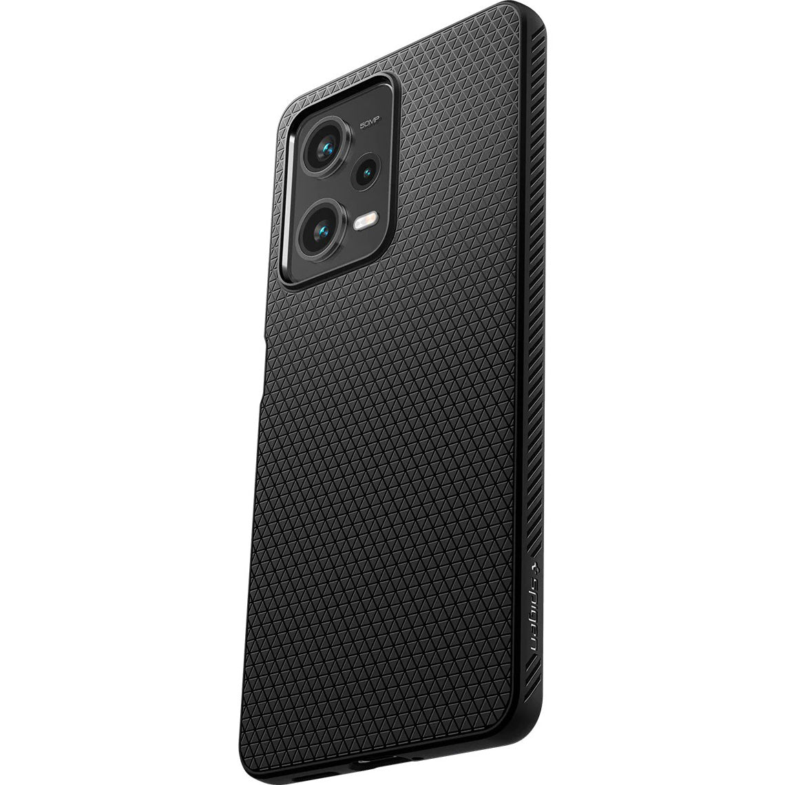 Schutzhülle Spigen Liquid Air für Redmi Note 12 Pro 5G / POCO X5 Pro 5G, Schwarz