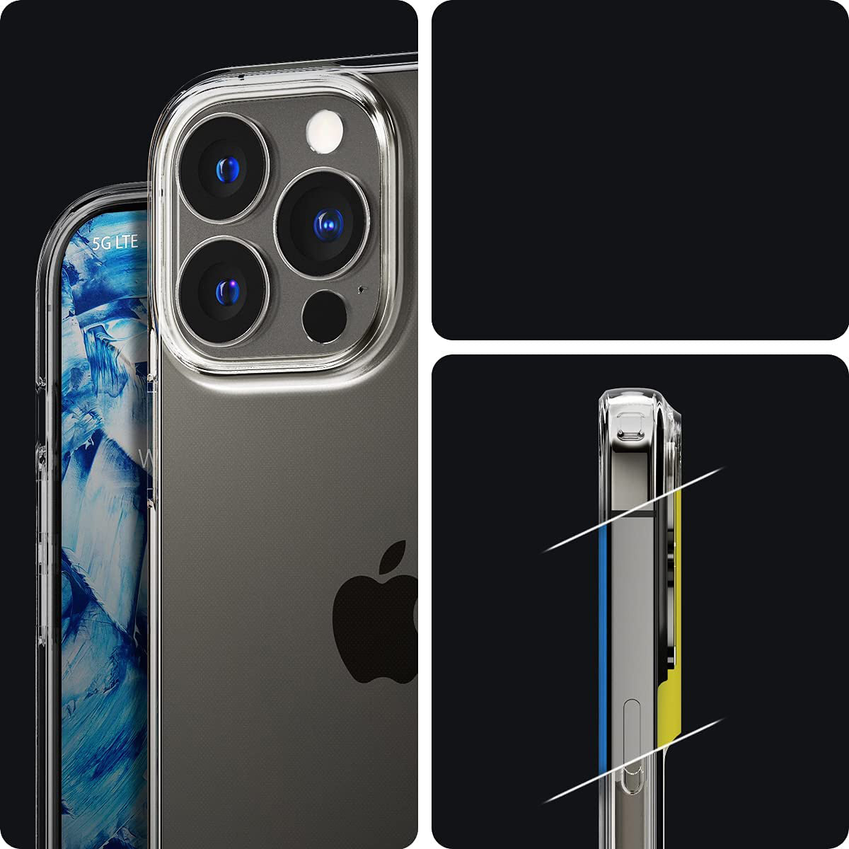 Schutzhülle Spigen Liquid Crystal für iPhone 13 Pro Max, Transparent