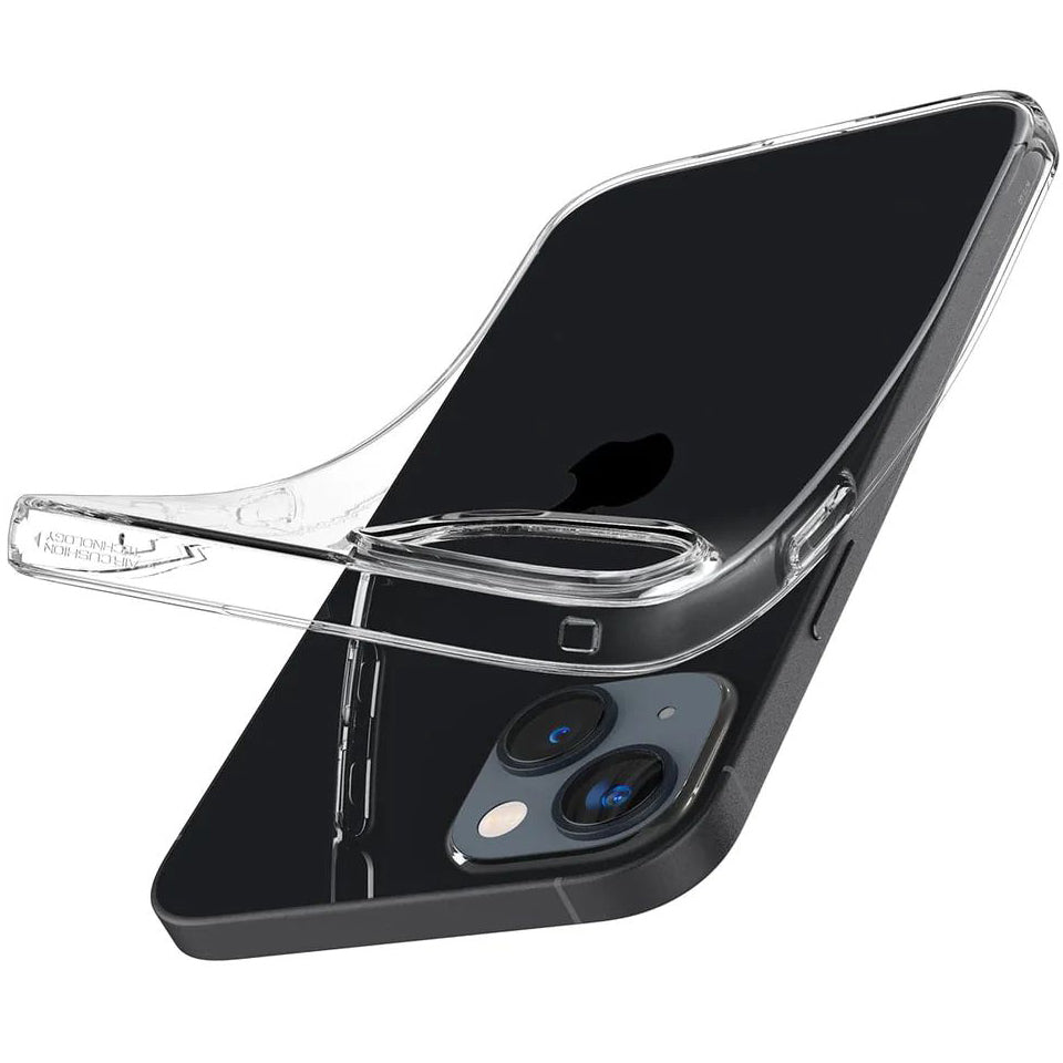 Schutzhülle Spigen Liquid Crystal für iPhone 14, Transparent