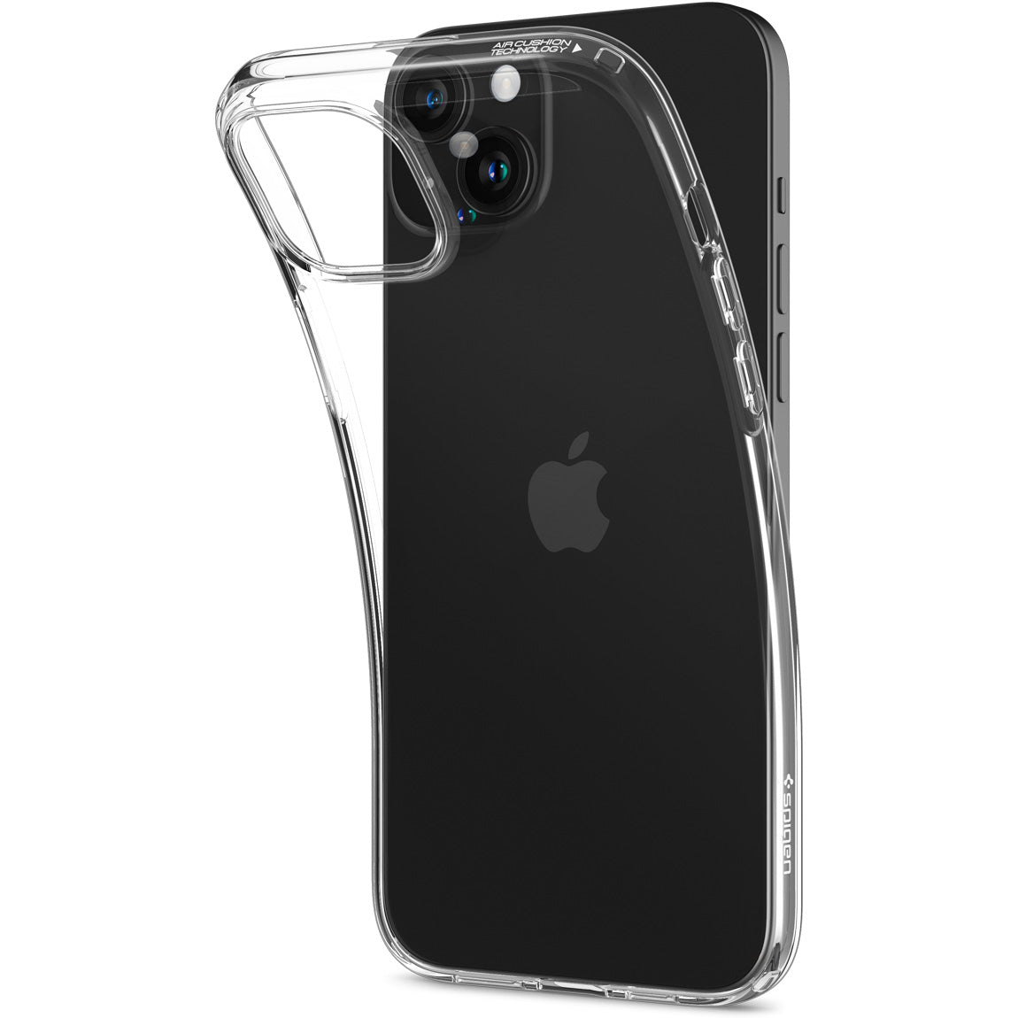 Schutzhülle Spigen Liquid Crystal für Apple iPhone 15 Plus, Transparent