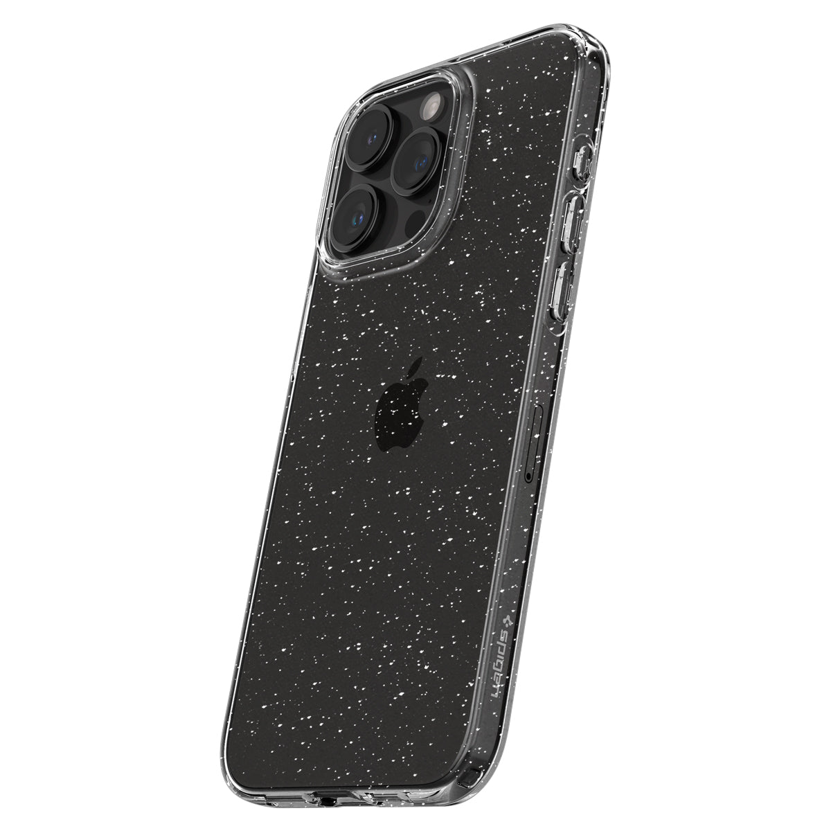 Schutzhülle Spigen Liquid Crystal für Apple iPhone 15 Pro, Transparent mit Glitzer