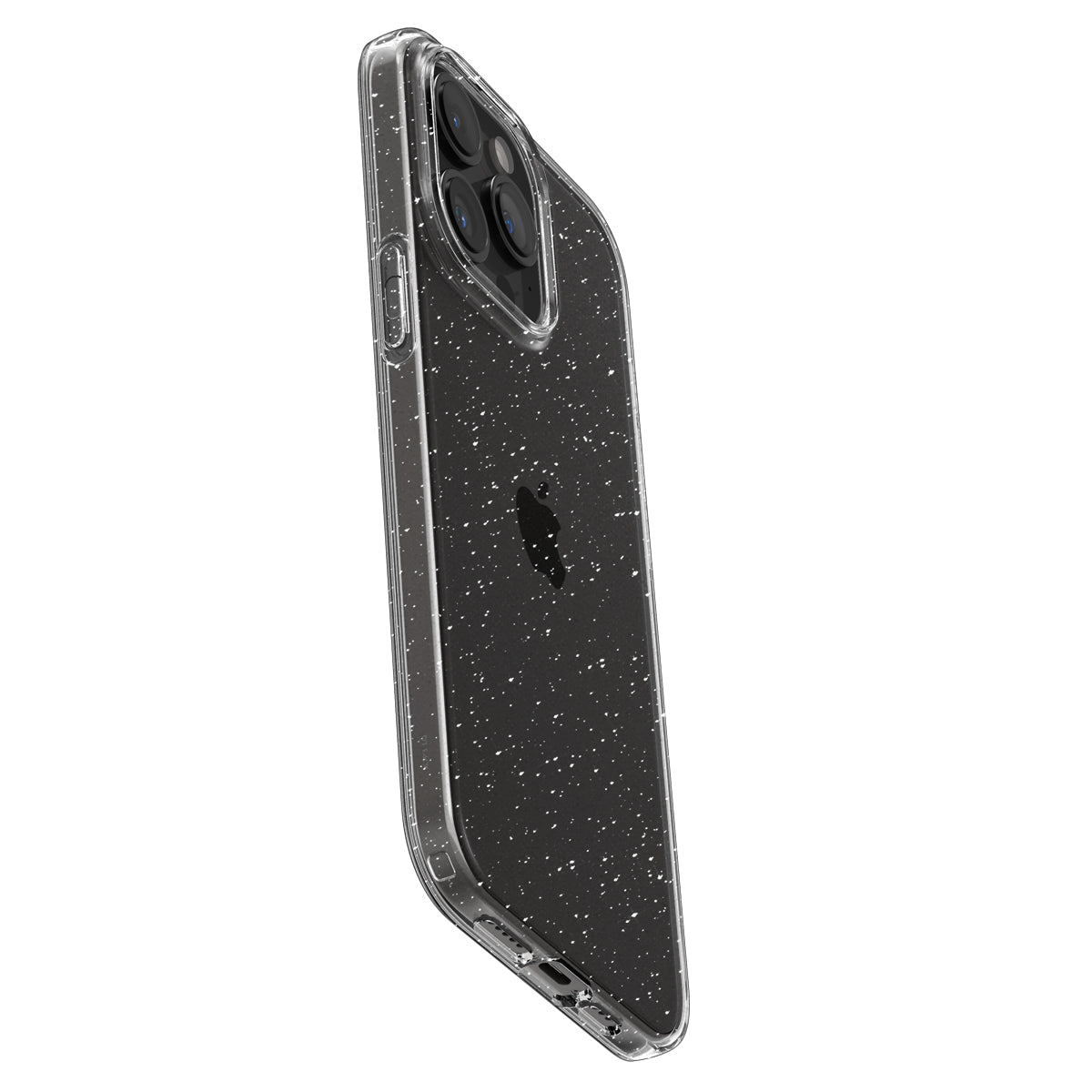 Schutzhülle Spigen Liquid Crystal für Apple iPhone 15 Pro, Transparent mit Glitzer