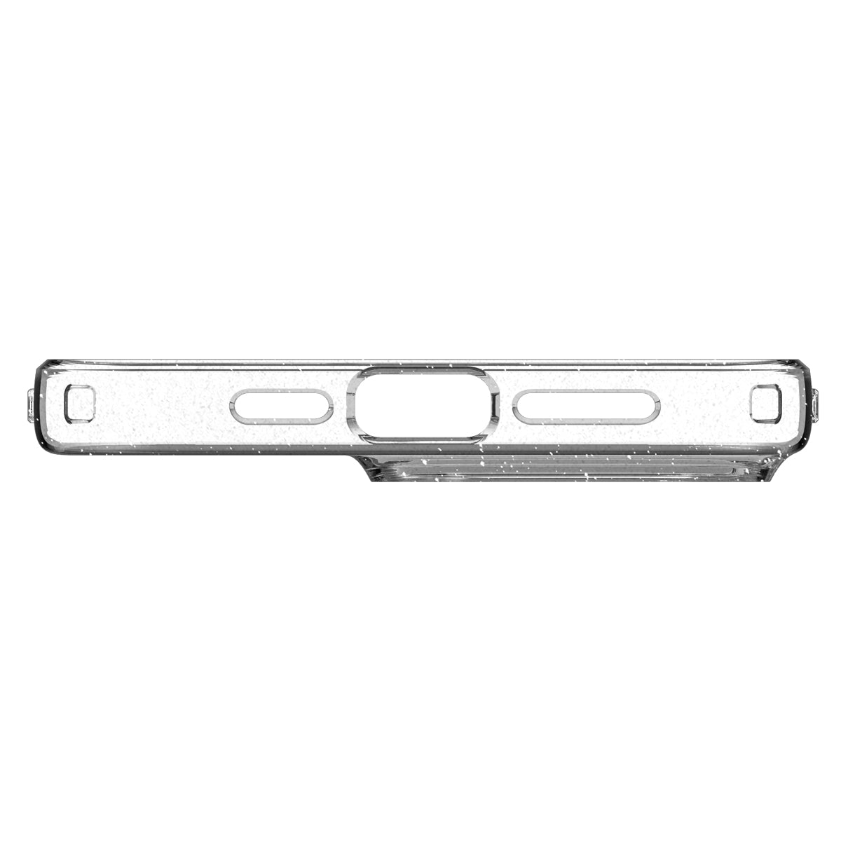 Schutzhülle Spigen Liquid Crystal für Apple iPhone 15 Pro, Transparent mit Glitzer