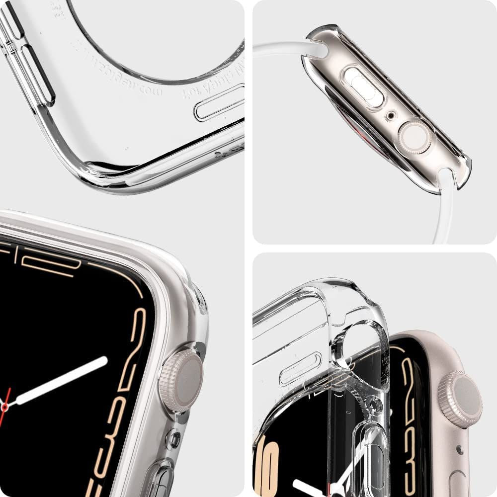 Schutzhülle Spigen Liquid Crystal für Apple Watch 45/44 mm, Transparent