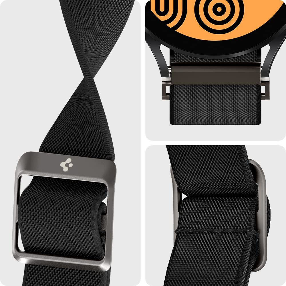 Armband Spigen Lite Fit für Galaxy Watch 20mm, Schwarz