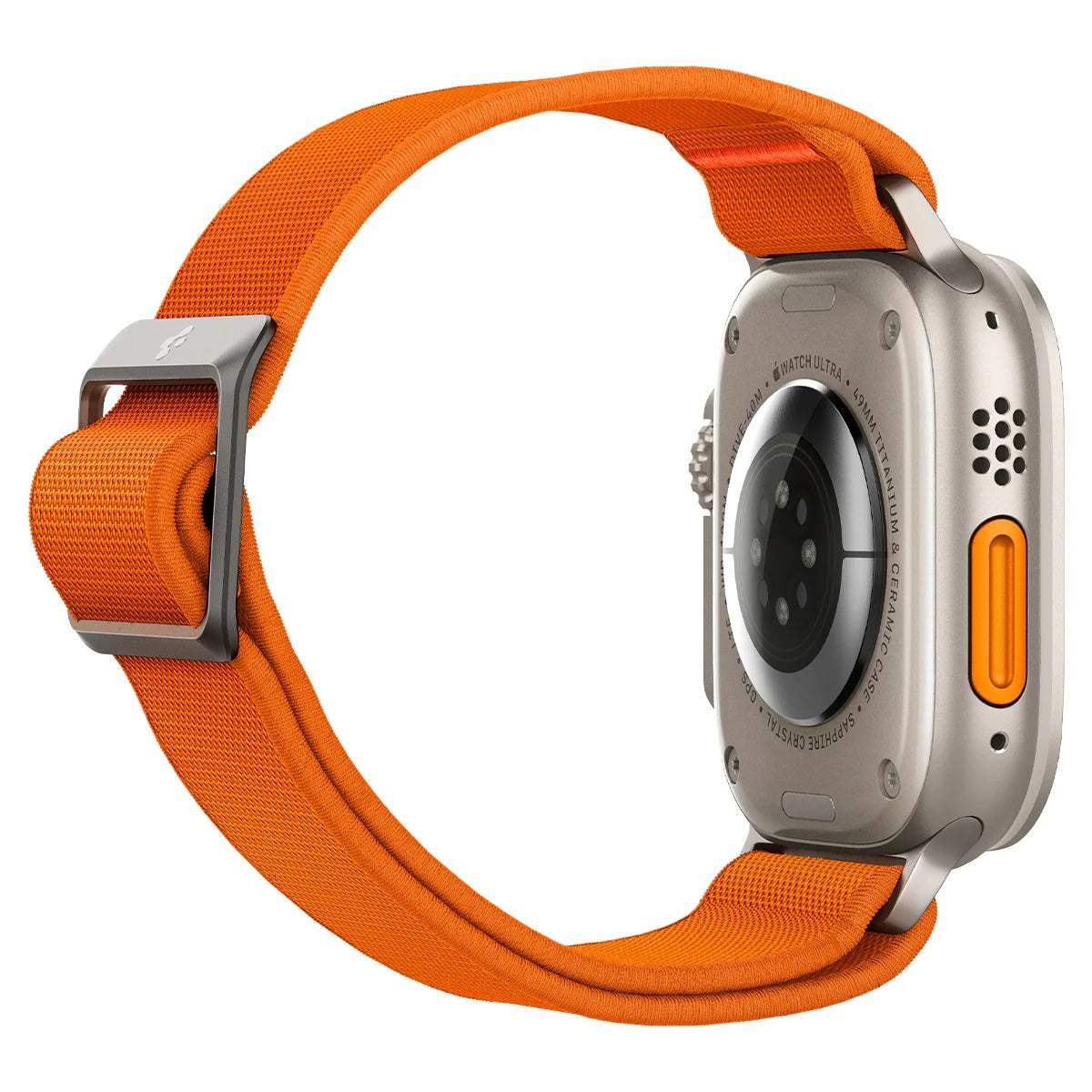 Armband Spigen Lite Fit Ultra fur Apple Watch 49 46 45 44 mm Orange