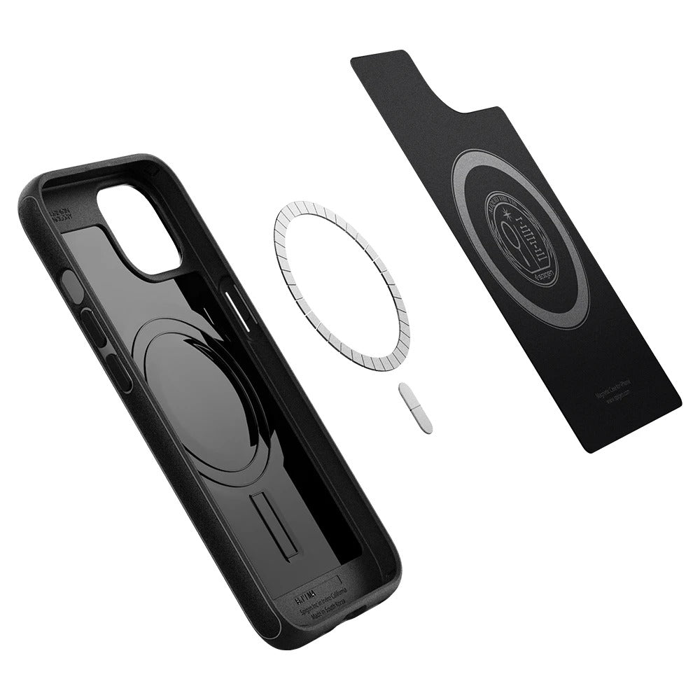 Schutzhülle Spigen Mag Armor MagSafe für iPhone 13 Mini, Schwarz