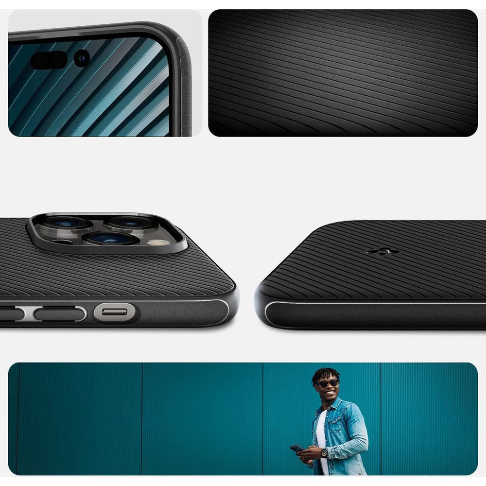 Schutzhülle Spigen Mag Armor mit MagSafe für iPhone 14 Pro Max, Schwarz