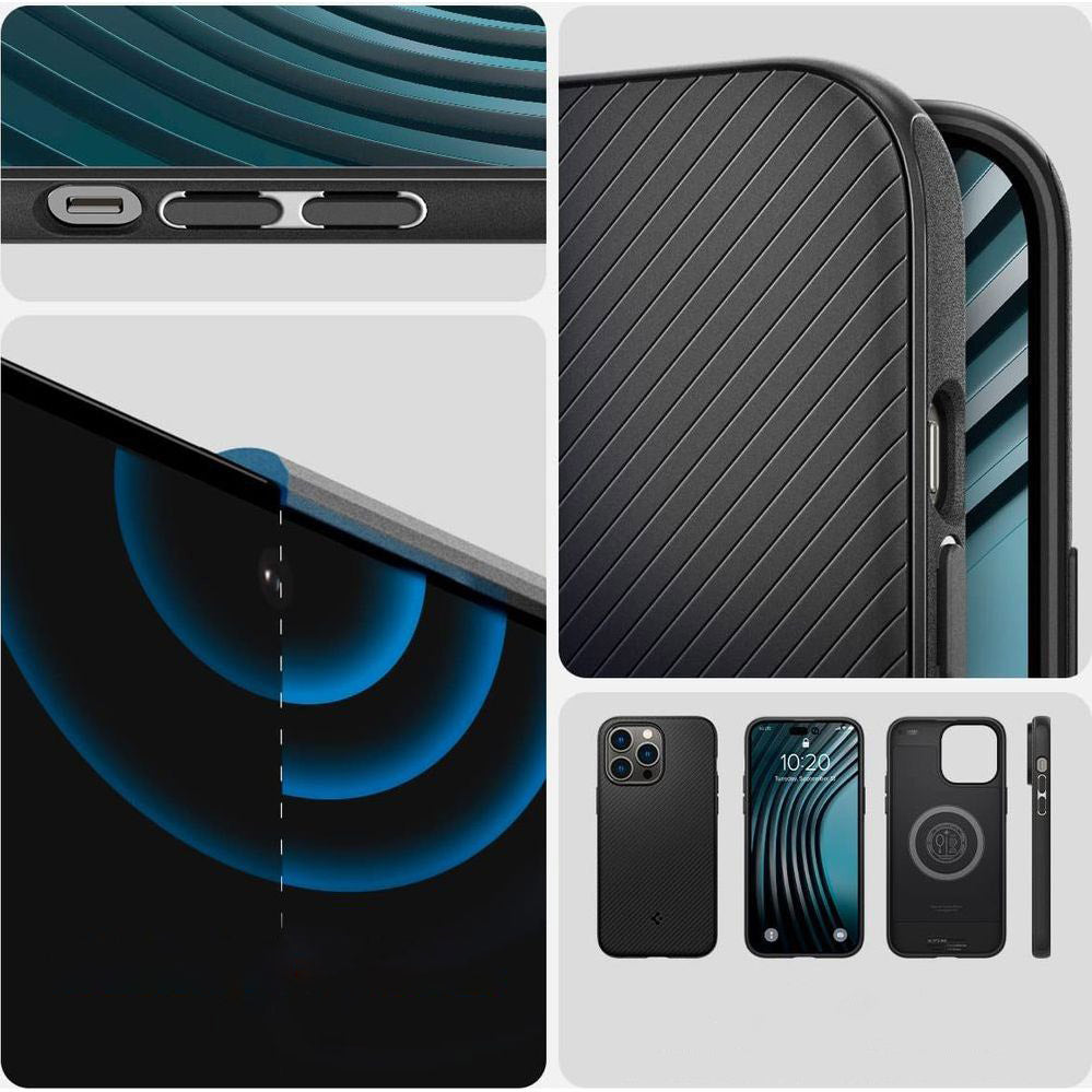 Schutzhülle Spigen Mag Armor mit MagSafe für iPhone 14 Pro Max, Schwarz