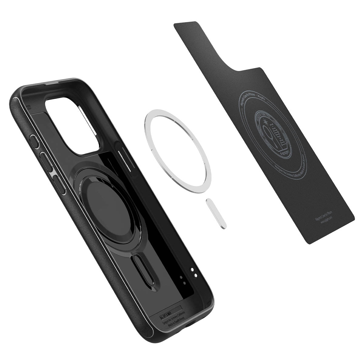 Schutzhülle Spigen Mag Armor mit MagSafe für Apple iPhone 15 Pro, Schwarz