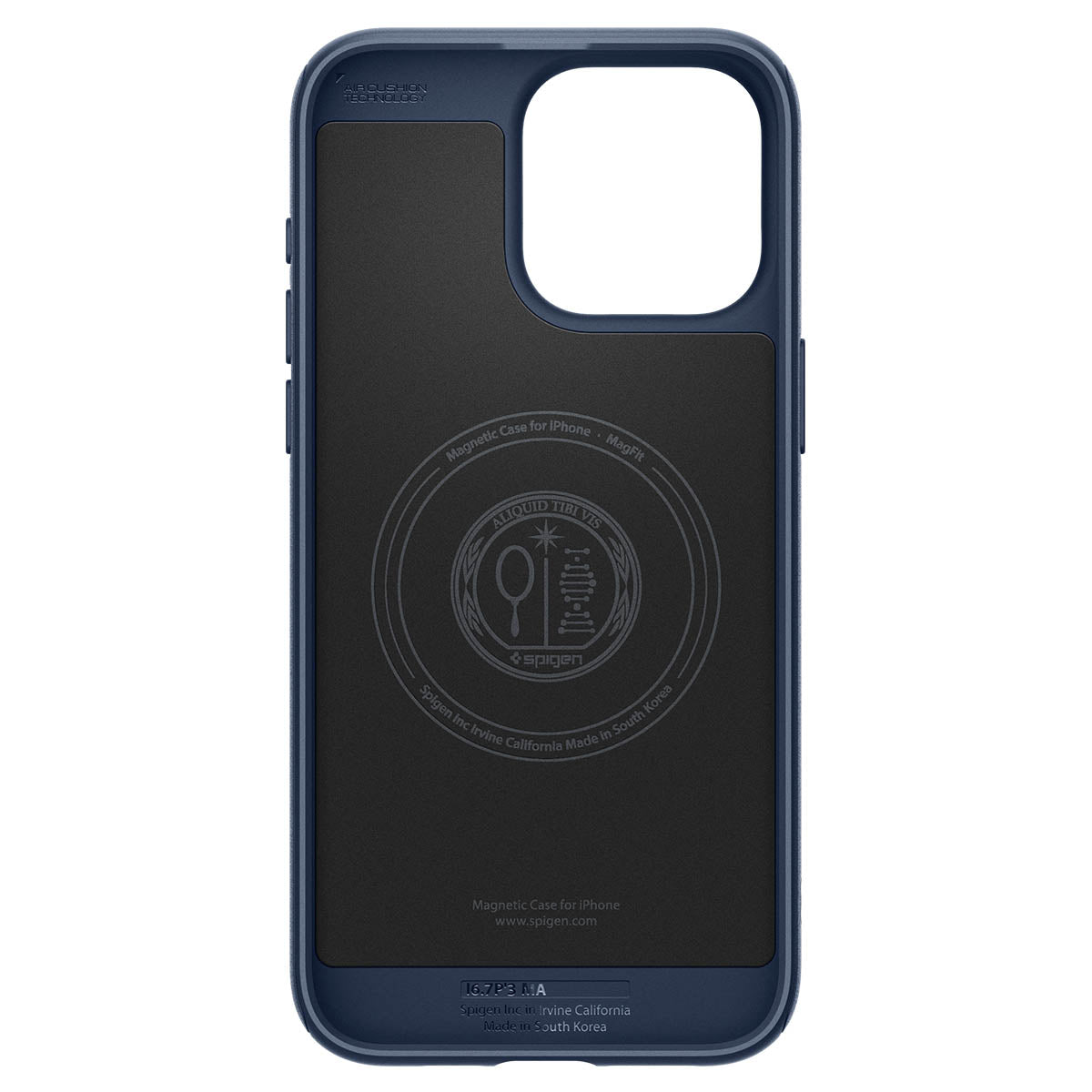 Schutzhülle Spigen Mag Armor mit MagSafe für Apple iPhone 15 Pro Max, Dunkelblau