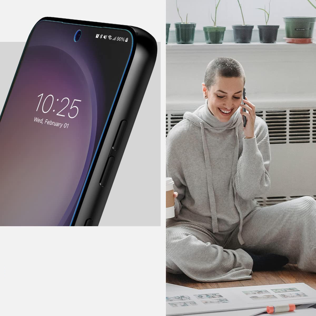 Folie für die Schutzhülle Spigen Neo Flex Solid 2-Pack für Galaxy S23 Plus