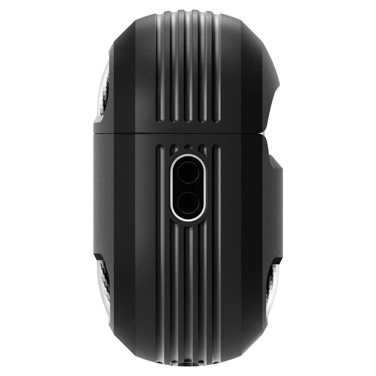 Schutzhülle Spigen Rugged Armor für AirPods Pro 2 / 1, Schwarz