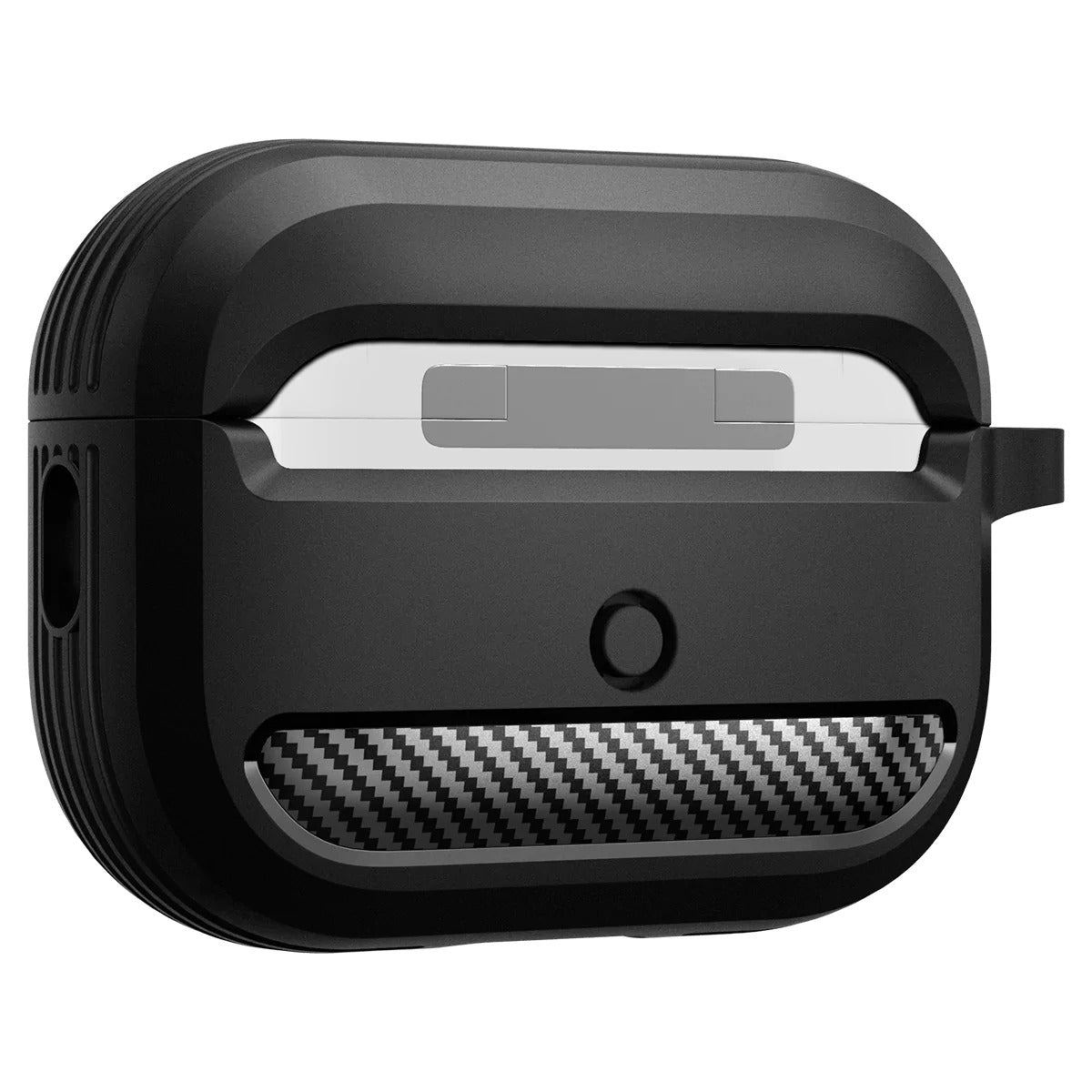 Schutzhülle Spigen Rugged Armor für AirPods Pro 2 / 1, Schwarz