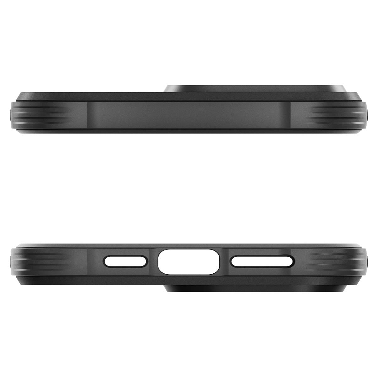 Schutzhülle Spigen Rugged Armor Mag mit MagSafe für Apple iPhone 15 Pro Max, Schwarz