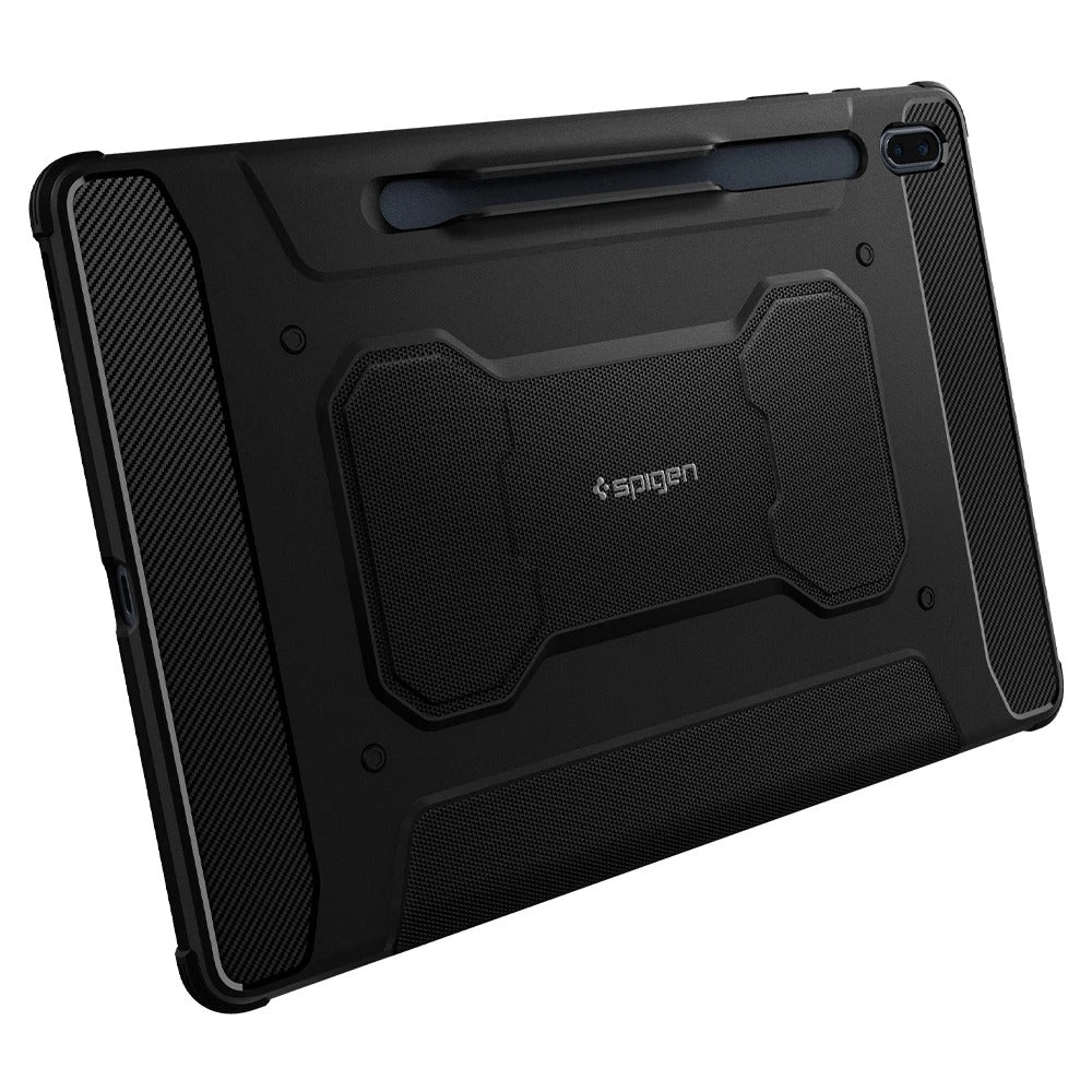 Schutzhülle Spigen Rugged Armor Pro für Galaxy Tab S7 FE 5G schwarz