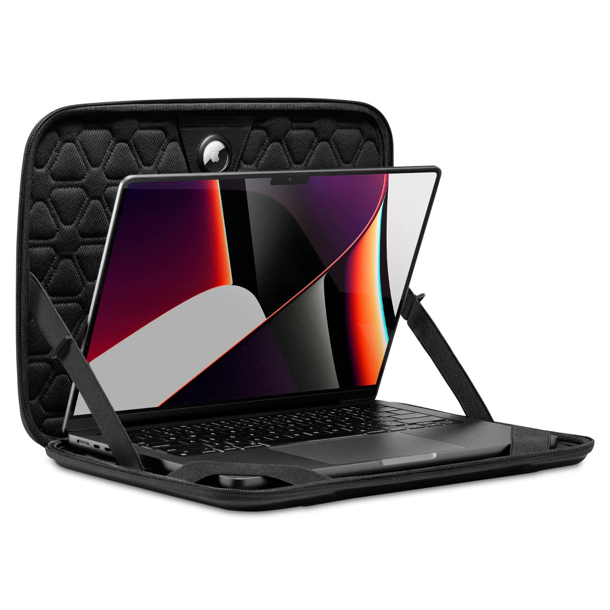 Schutzhülle Spigen Rugged Armor Pro Pouch für Laptop 13" / 14", Schwarz