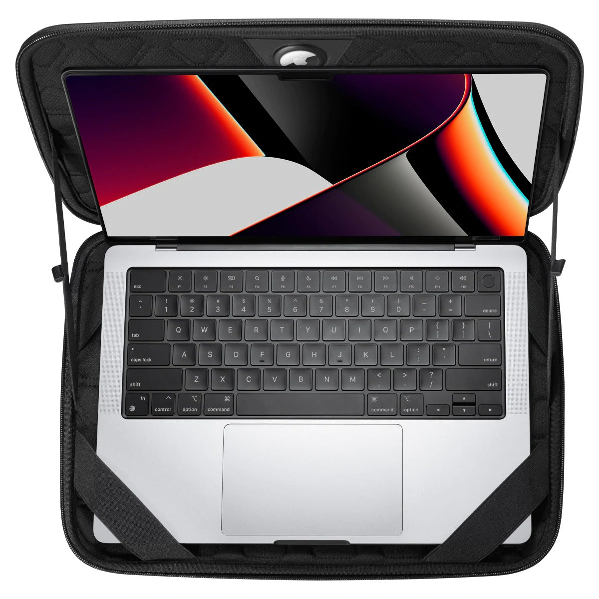 Schutzhülle Spigen Rugged Armor Pro Pouch für Laptop 13" / 14", Schwarz