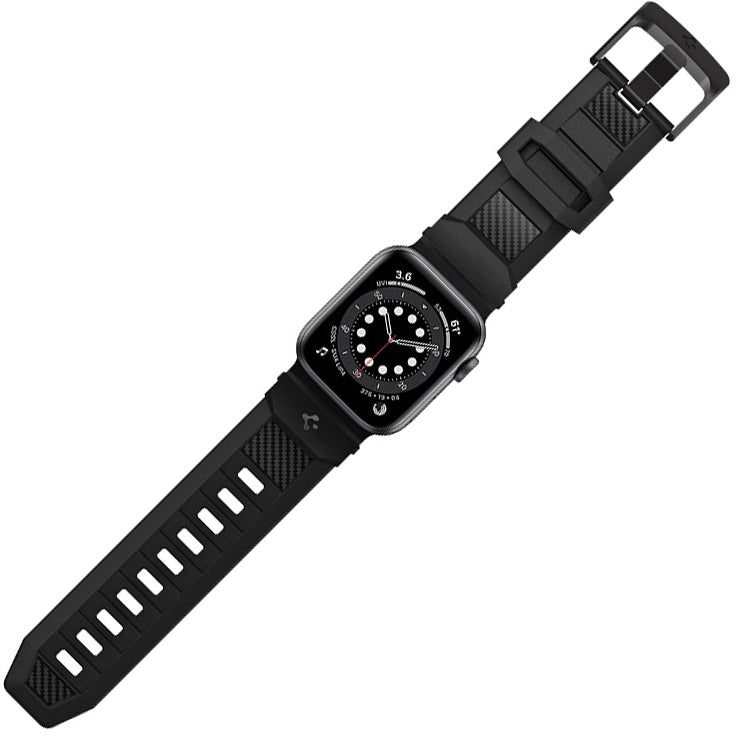 Armband Spigen Rugged Band für Apple Watch 41/40/38 mm, Schwarz