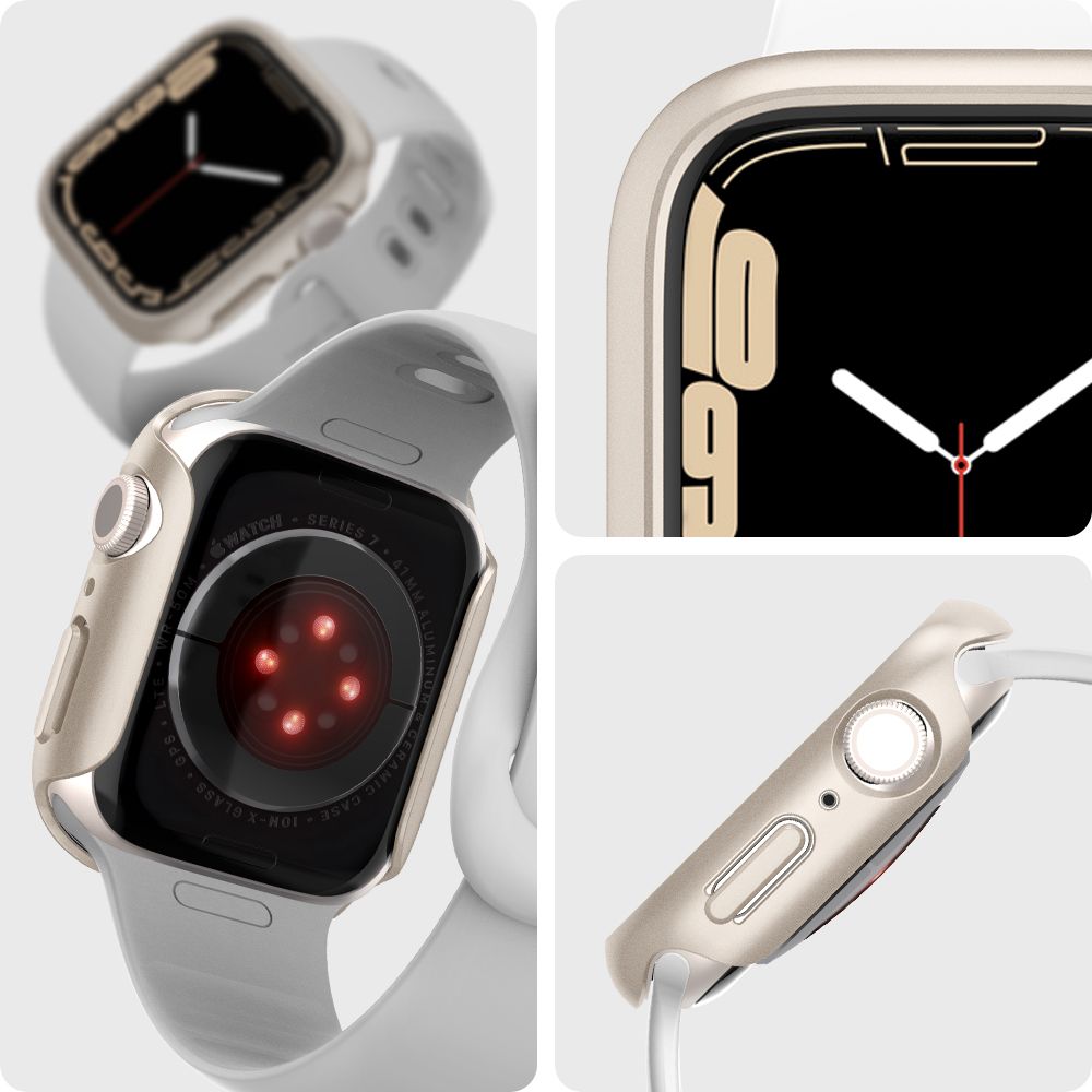 Schutzhülle Spigen Thin Fit für Apple Watch 41 mm, gold