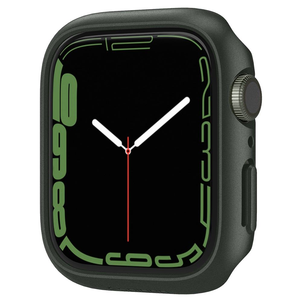 Schutzhülle Spigen Thin Fit für Apple Watch 45 mm, dunkelgrün