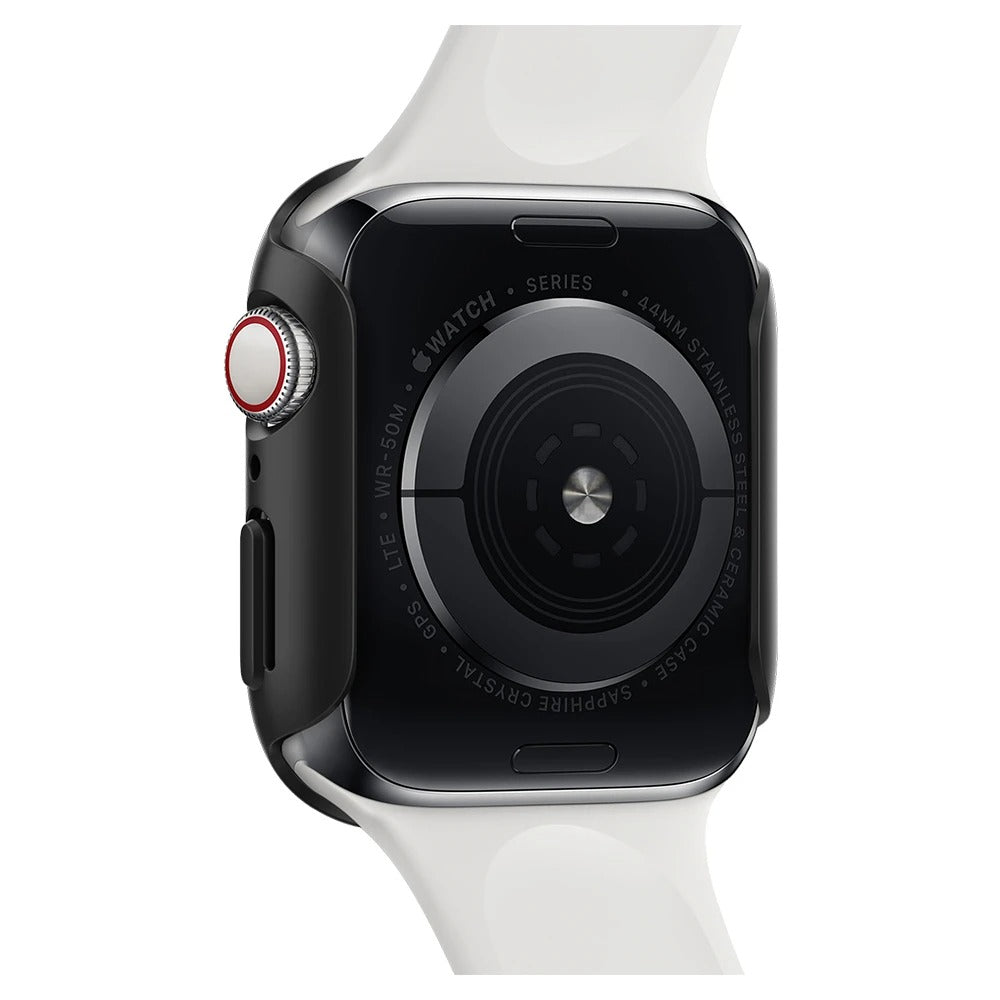 Schutzhülle Spigen Thin Fit für Apple Watch 44mm SE/6/5/4 schwarz