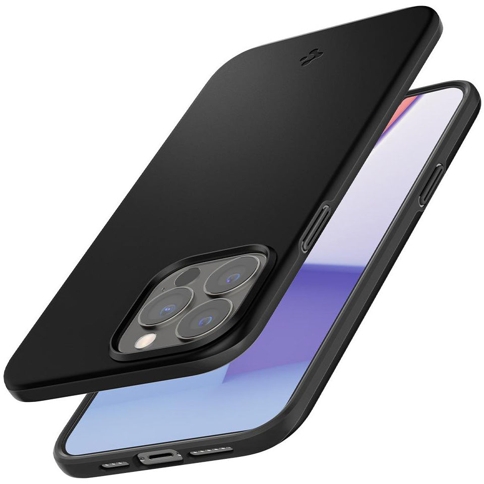 Schutzhülle Spigen Thin Fit für iPhone 13 Pro Max, Schwarz