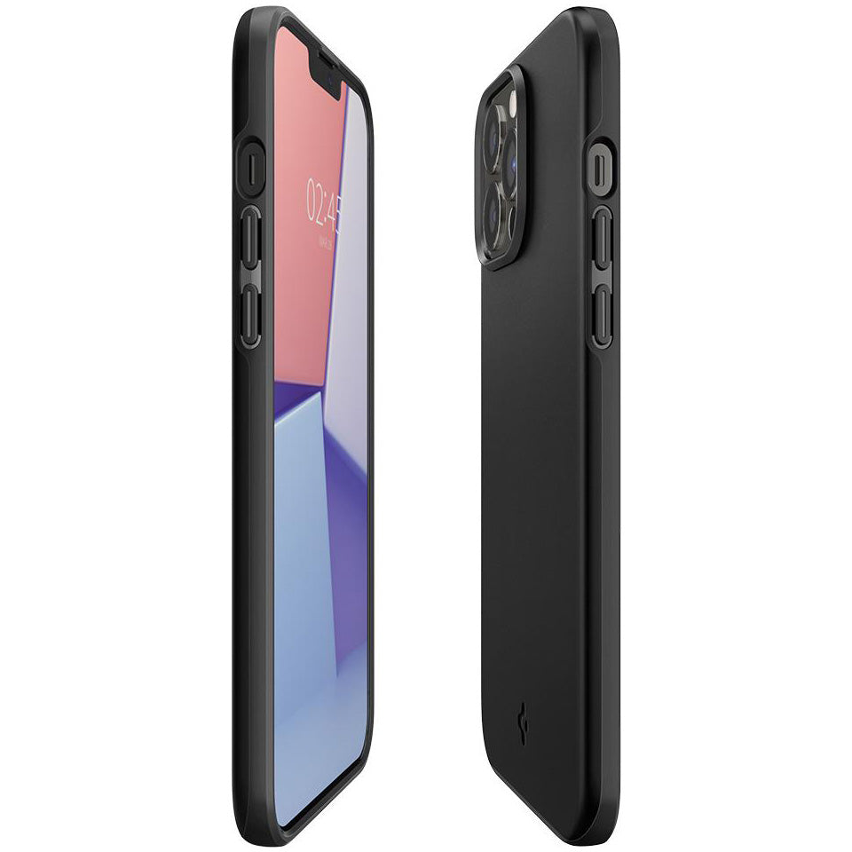 Schutzhülle Spigen Thin Fit für iPhone 13 Pro Max, Schwarz