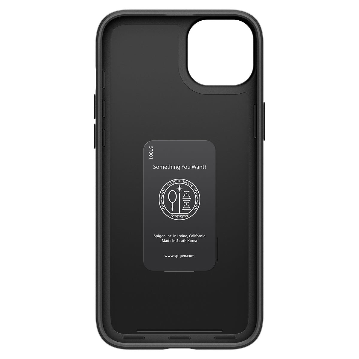 Schutzhülle Spigen Thin Fit für Apple iPhone 15, Schwarz