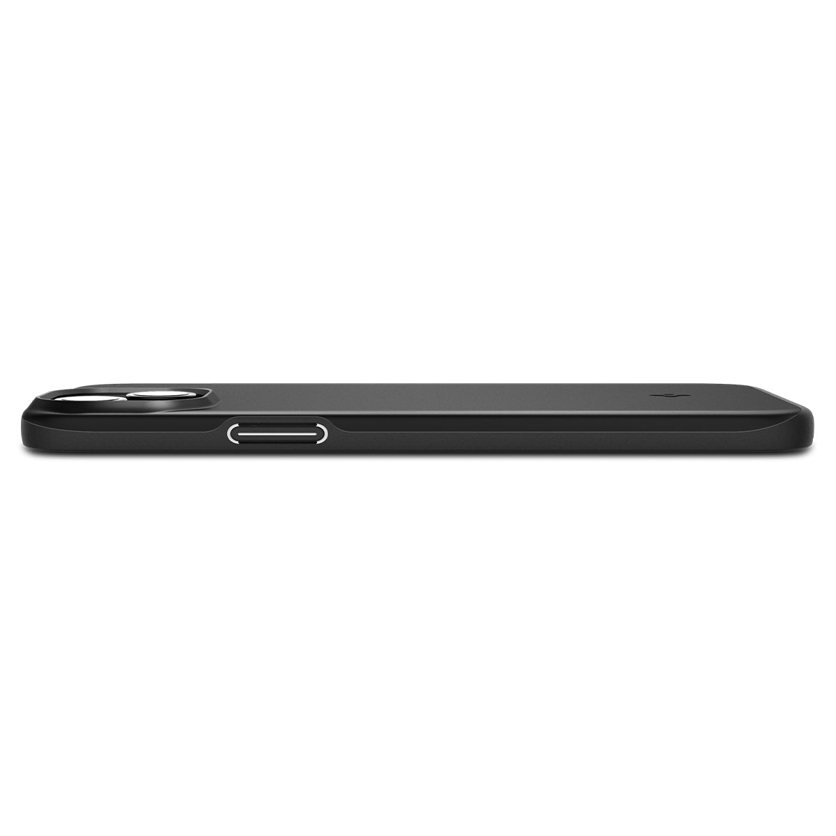 Schutzhülle Spigen Thin Fit für Apple iPhone 15, Schwarz