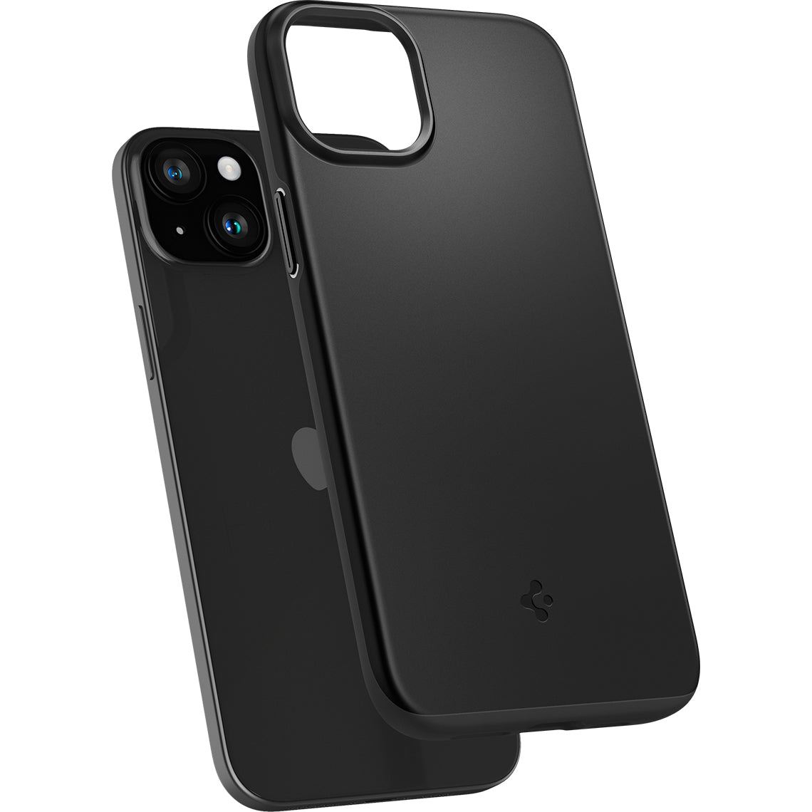 Schutzhülle Spigen Thin Fit für Apple iPhone 15 Plus, Schwarz