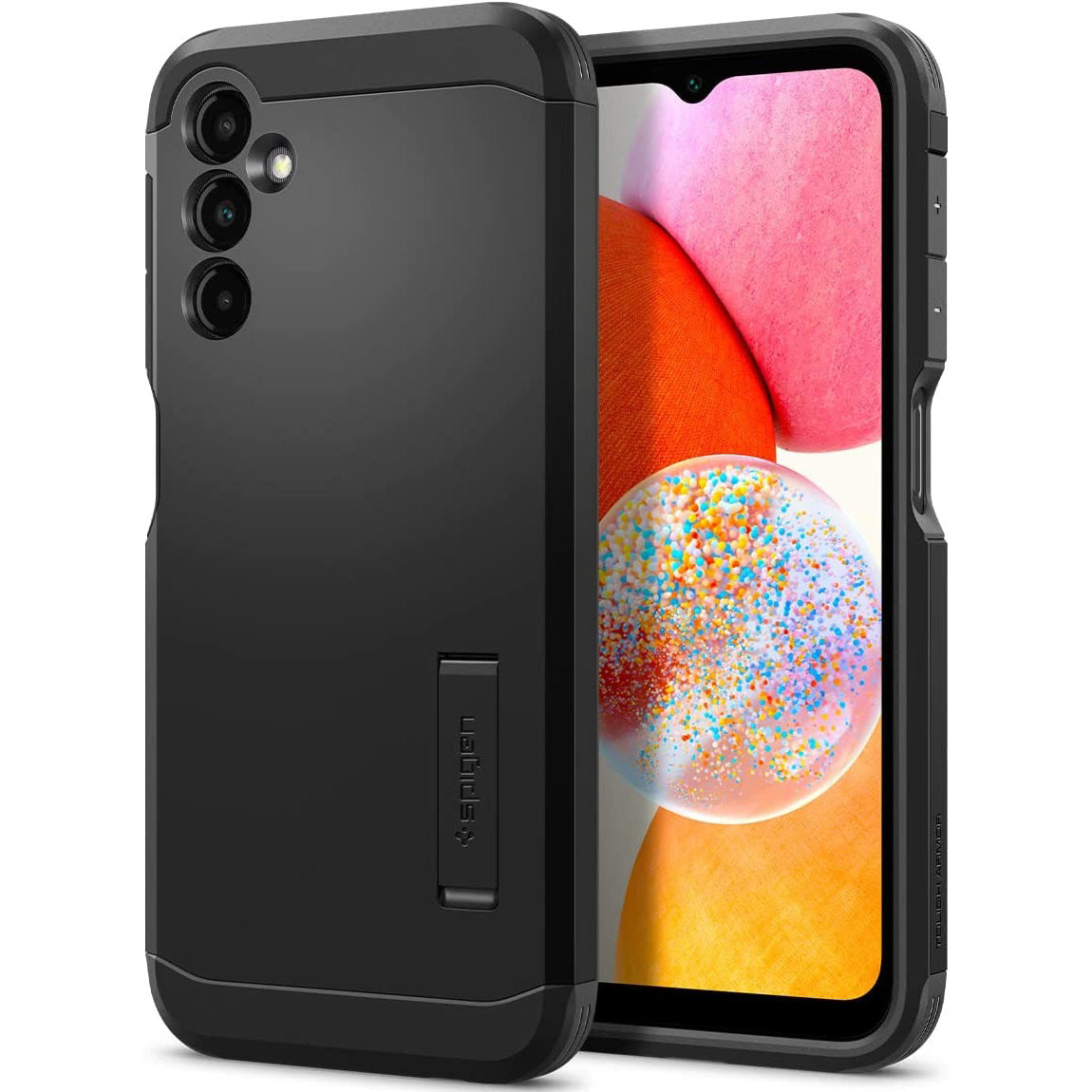 Schutzhülle Spigen Tough Armor für Galaxy A14 4G/5G, Schwarz