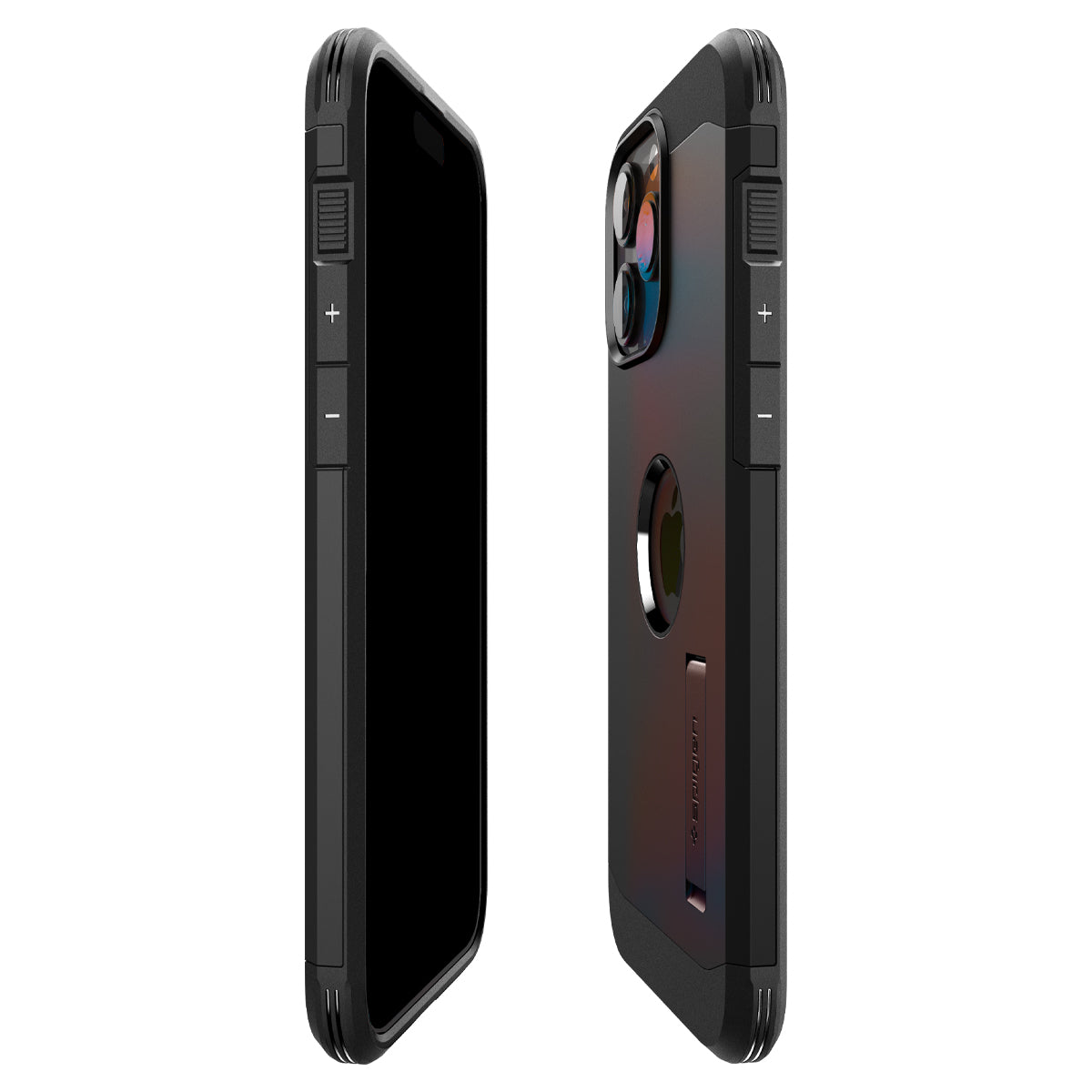 Schutzhülle Spigen Tough Armor Mag mit MagSafe für Apple iPhone 15 Pro, Schwarz
