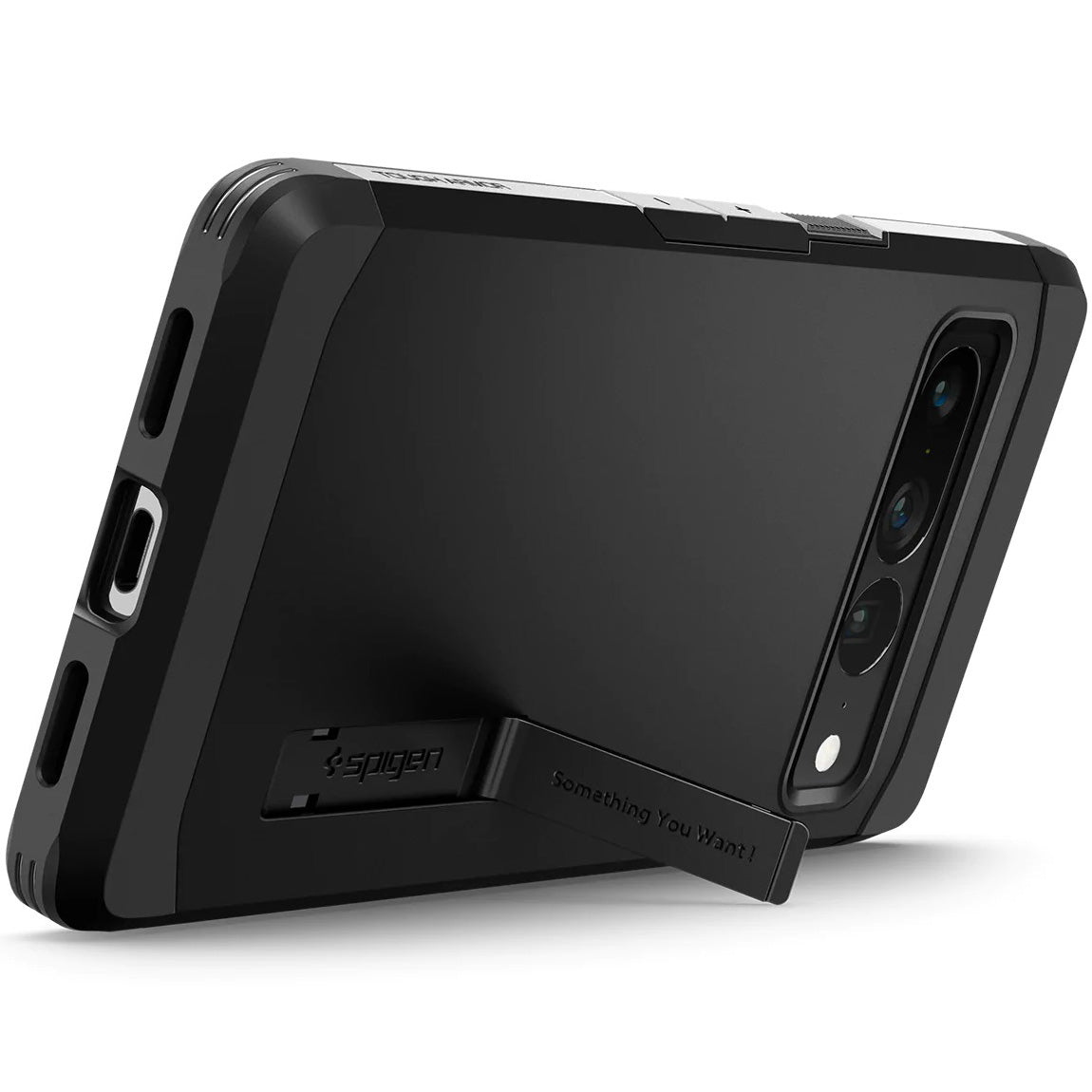 Schutzhülle Spigen Tough Armor für Pixel 7 Pro, Schwarz