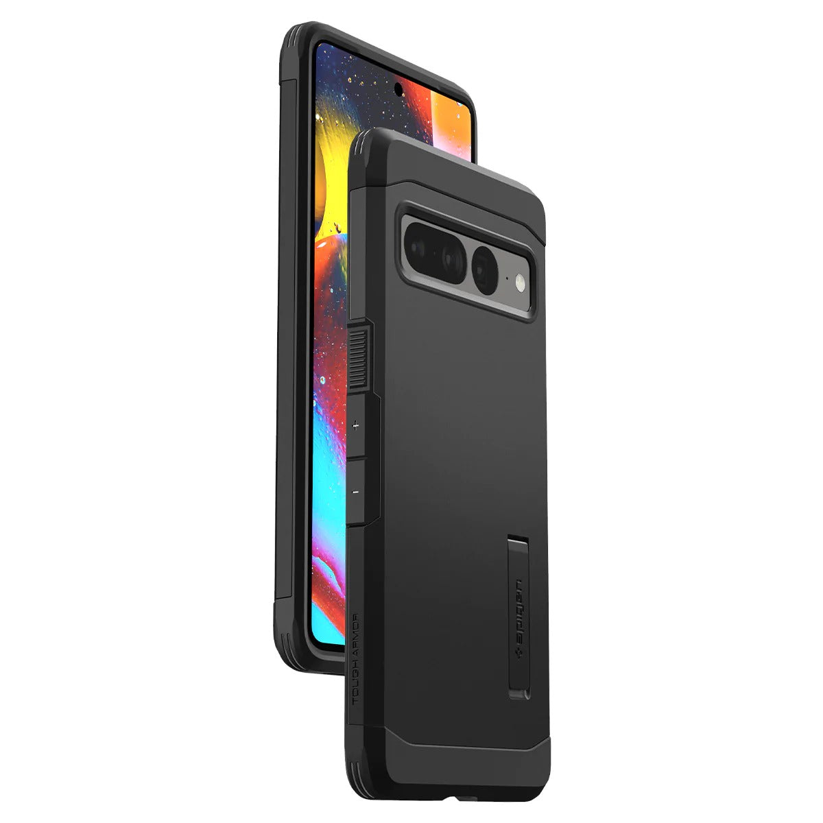 Schutzhülle Spigen Tough Armor für Pixel 7 Pro, Schwarz