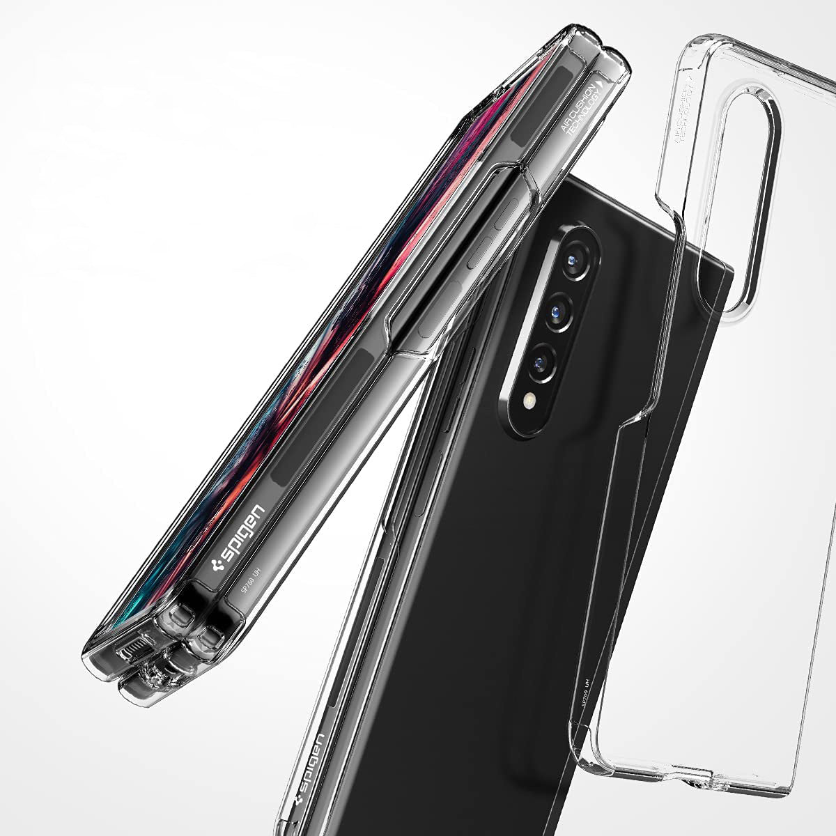 Schutzhülle Spigen Ultra Hybrid für Galaxy Z Fold 3 5G, transparent
